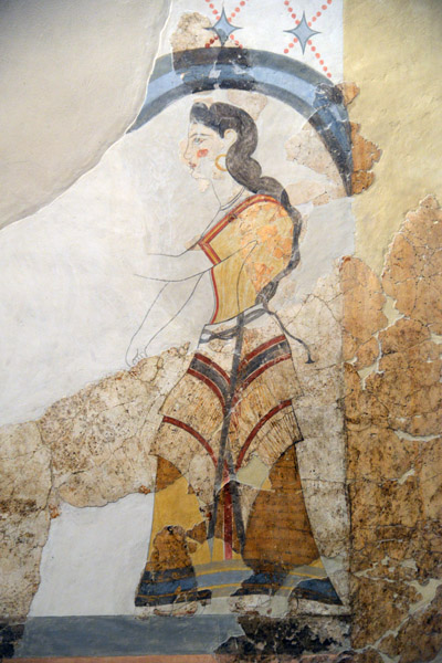 Minoan Lady Fresco, Akrotiri