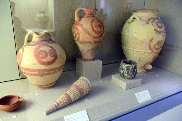 Pottery, Akrotiri, Late Cycladic Period, 17th C. BC