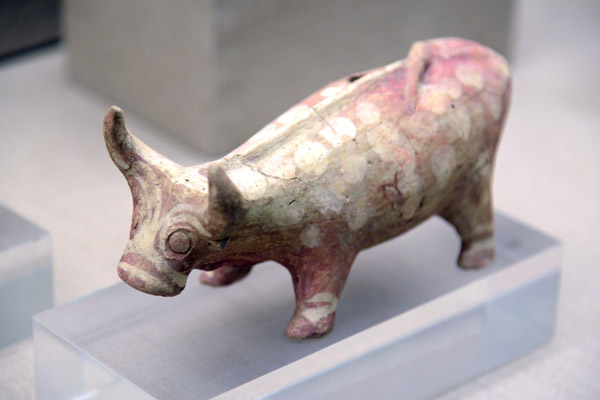 Bull Rhyta, Akrotiri, Late Cycladic Period, 17th C. BC