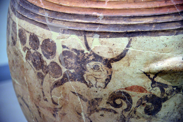 Pilthos with bull detail, Akrotiri, 17th C. BC