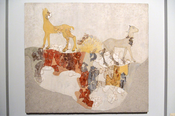 Wall painting of quadrupeds, Akrotiri, 17th C. BC
