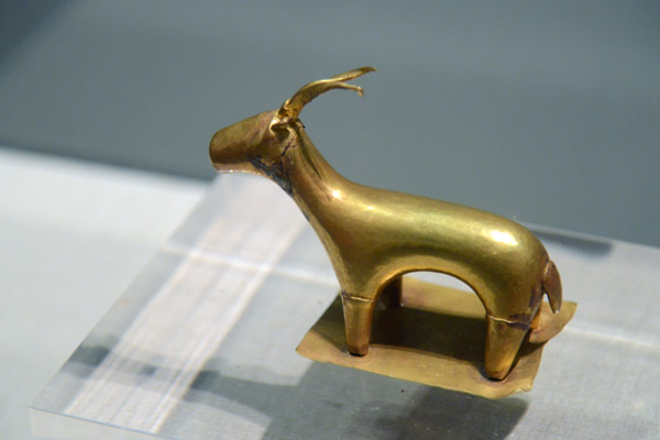 Gold Ibex Figurine, Akrotiri, Late Cycladic Period, 17th C. BC
