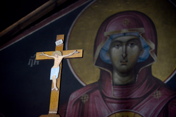 Virgin Mary Portaitissa, Monastery of Prophet Elias, Santorini