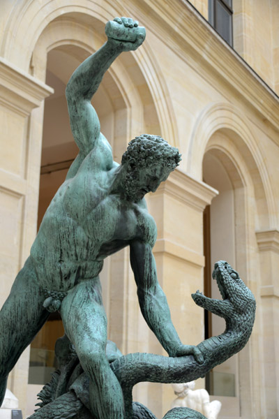 Hercules battling Achlos, Franois-Joseph Bosio, 1824