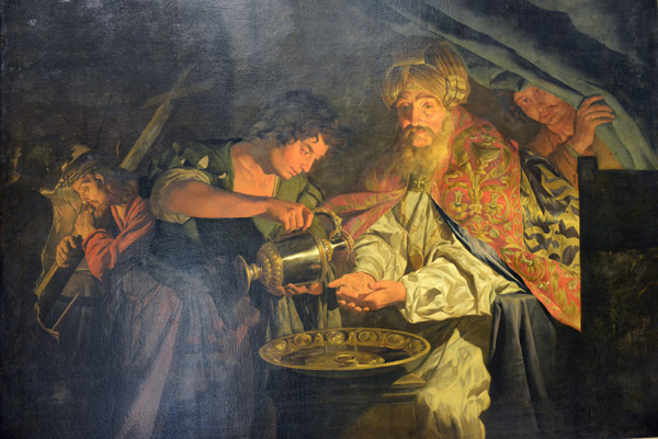 Pontius Pilate Washing his Hands, Matthias Stomp's, ca 1630
