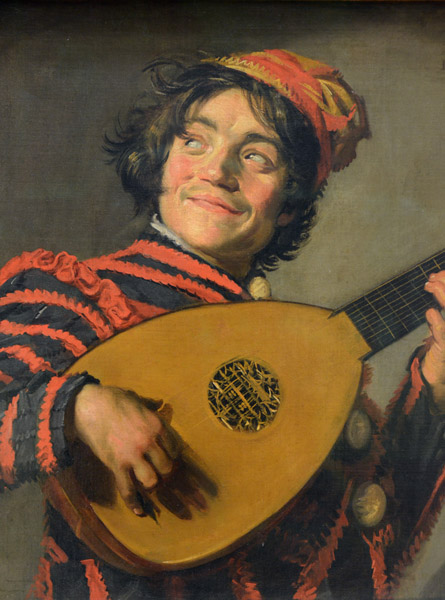 Buffoon Playing the Lute, Frans Hals, ca 1623-1624