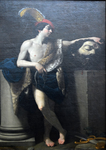 David Vanquishes Goliath, Guido Reni, ca 1604-1606