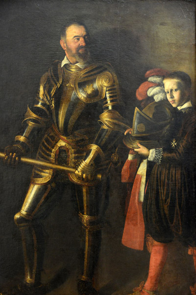 Alof de Wignacourt and his page, Grand Master of the Order of Malta, Italian, 1608, Caravaggio, Muse du Louvre