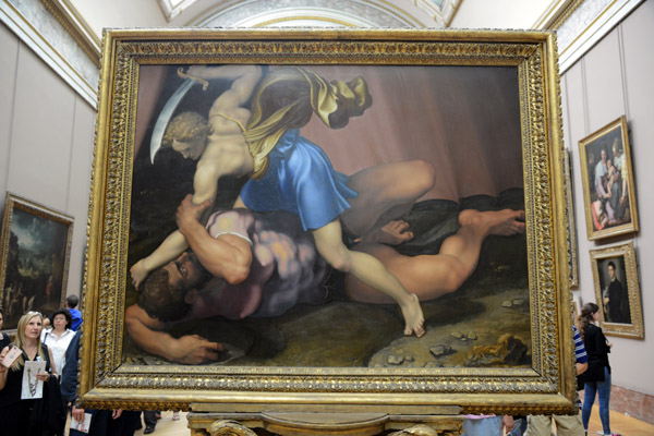 The Battle of David and Goliath, Daniele Ricciarelli, ca 1550-1555