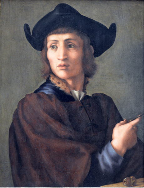 Portrait of a Sculptor of Fine Stones, Jacopo Carrucci, ca 1517-1518