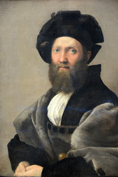 Portrait of Baldassare Castiglione, Raphael, ca 1514-1515