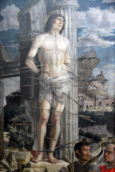 St. Sebastian, Andrea Mantegna, ca 1480