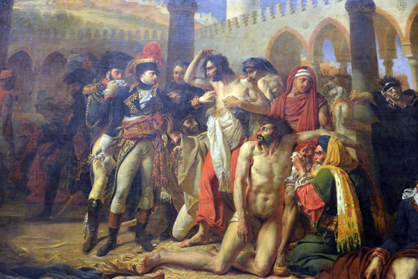 Napoleon Visiting the Plague Victims of Jaffa, 1804, Antoine-Jean Gros
