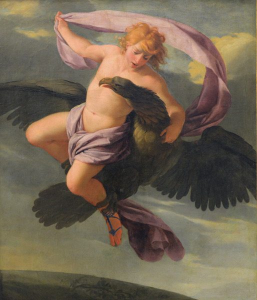 Ganymede raised by Jupiter, Le Sueur (1616-1655)