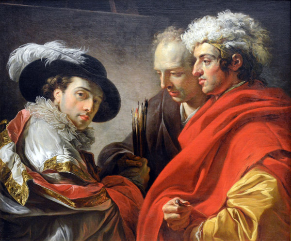 Portrait of Three Men, Franois-Andr Vincent, 1775