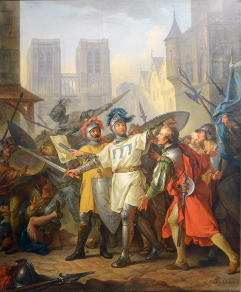 The Retaking of Paris from the English (13 April 1436), Jean-Simon Berthlemy, 1787