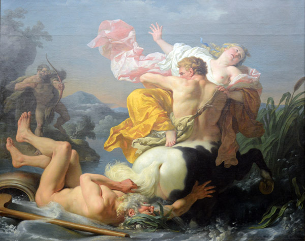 The Abduction of Djanire, Louis-Jean-Franois Lagrene (1725-1805)