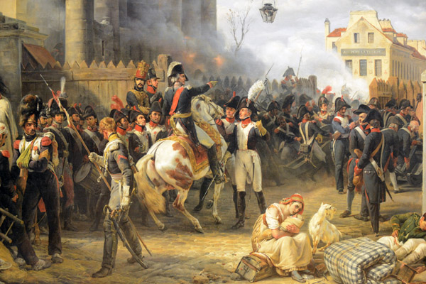 Click Gate: the Defence of Paris (30 March 1814), Horace Vernet, 1820