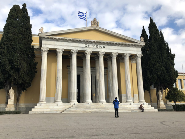 Zappeio Hall, built in the 1880s for the first modern Olympic Games