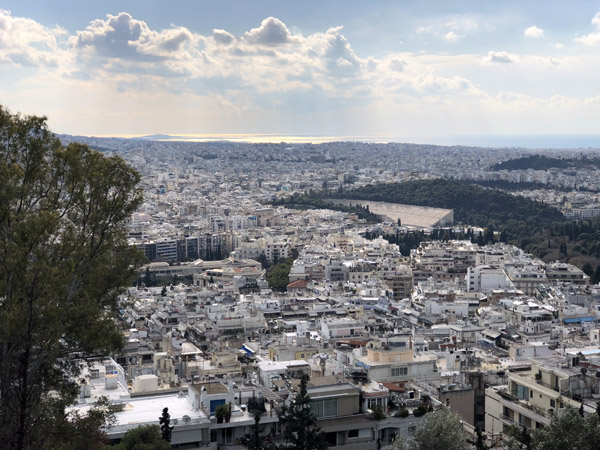 View south from Mount Lycabettus
