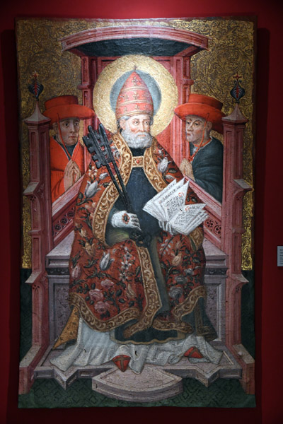 Benedict XIII between Cardinals, 15th C.