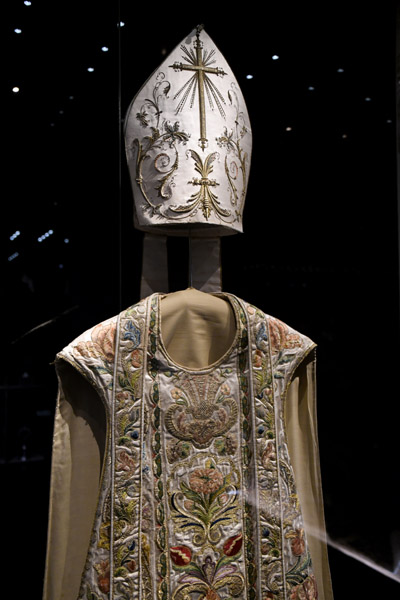 Episcopal Miter and Chasuble, mid-18th C. 