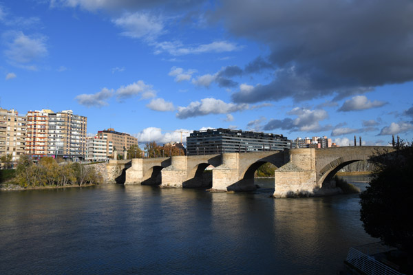 Puente de Piedra, Rio Ebro, 15th C., Zaragoza