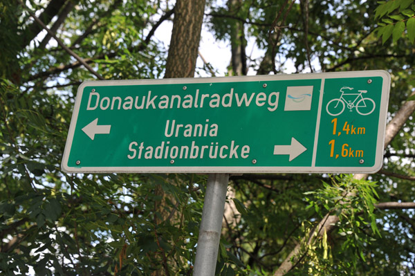 Donaukanalradweg, Vienna