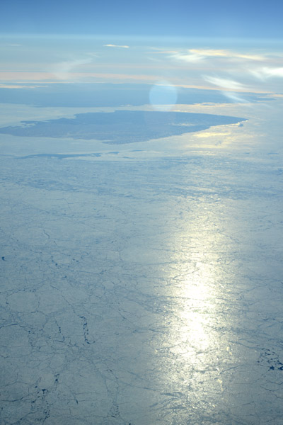 Brock Island in front of MacKenzie-King Island, NWT