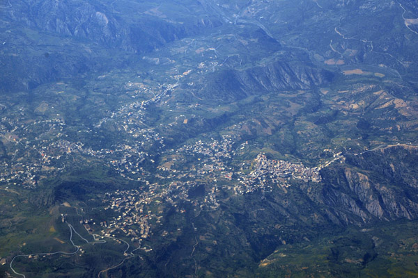 Mountain villages between Algiers and Constantine, Algeria