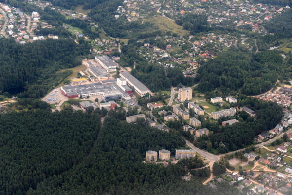 Descending for Vilnius, Lithuania 