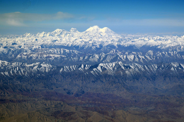 Muztag Ata (7509m/24635ft), Pamir Range, Xinjiang, China 