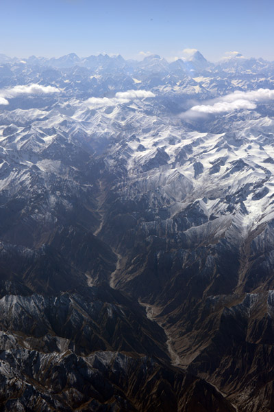 River valley leading south to K2