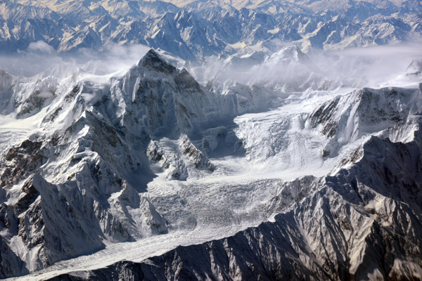 Shisparé Sar (7611m/24,970ft) and the Pasu Glacier, Pakistan 