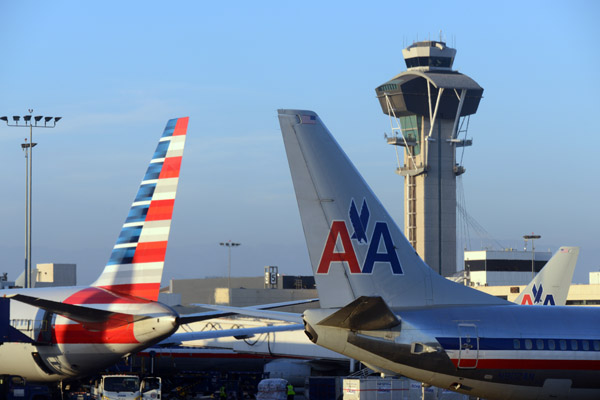 New and Old American tails at LAX