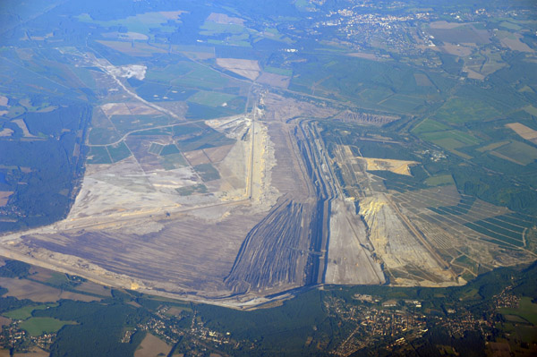 Strip-coalmine near Cottbus, Germany (Lausitz Energy Bergbau)