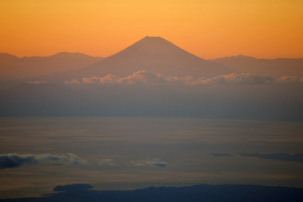 Mount Fuji at sunset, Japan