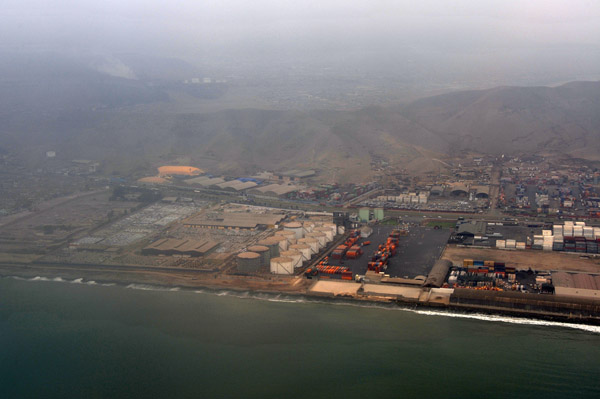 Industrial coast, Callao, Peru