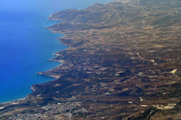 Southwest coast of Cyprus from Episkopi to Kap Aspro