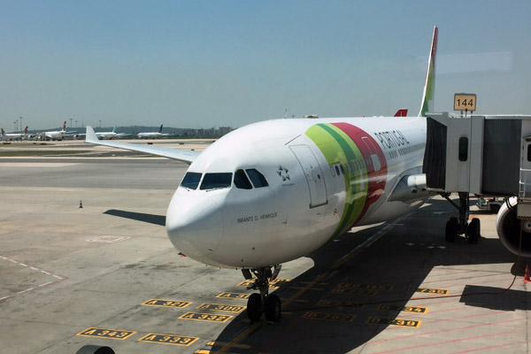 TAP Air Portugal A330 at Lisbon
