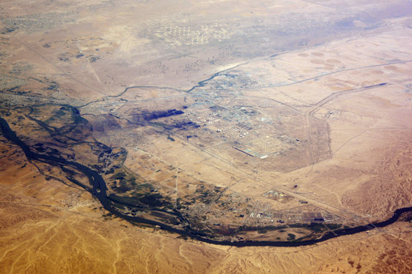 Baiji Oil Refinery, Tigris River, Iraq