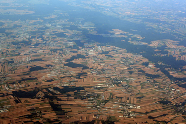 Polish farmland south of Warsaw