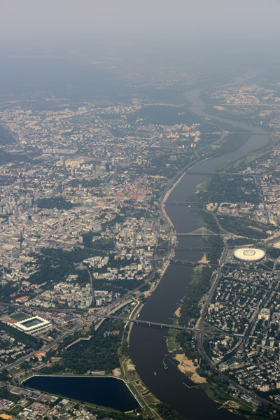 Vistula River, Warsaw, Poland