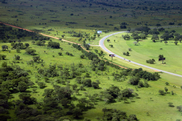 Lusaka Airport road, Zambia