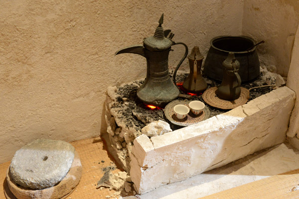 Traditional coffee pot, Bait Al Naboodah