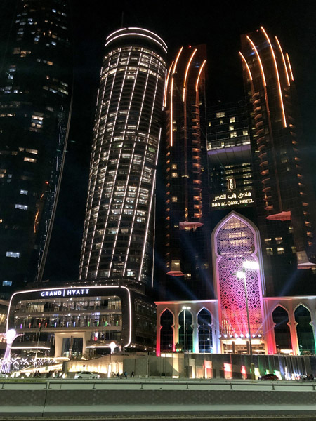 Grand Hyatt and Bab al Qasr Hotels