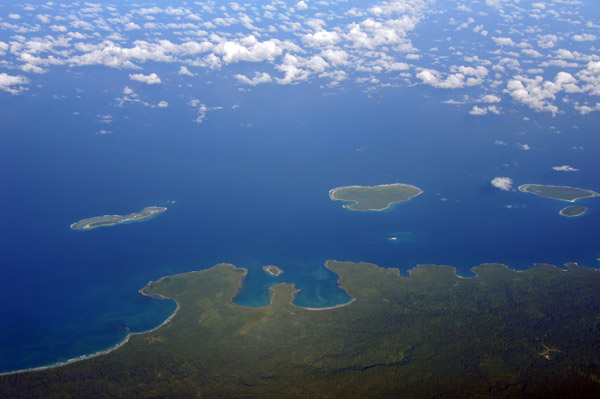 Lovely cove on the south shore of Pulau Pagai-selatan, Indonesia