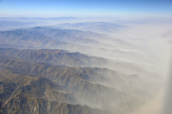 Smog over Kabul, Afghanistan