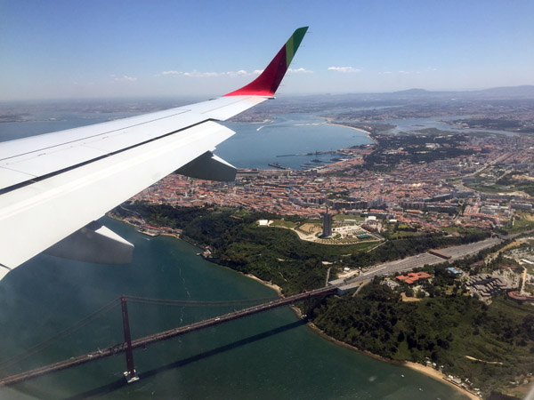 25 of April Bridge over the Tagus River, Lisbon, Portugal