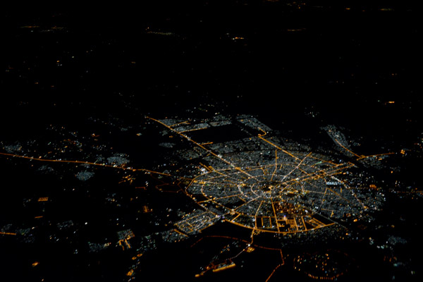 Erbil, Iraq, at night